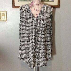 Black & White Inkblot Blouse